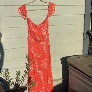 Flynn skye maxi dress with cap sleeves